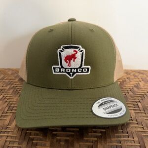 Olive & Tan Snapback Hat